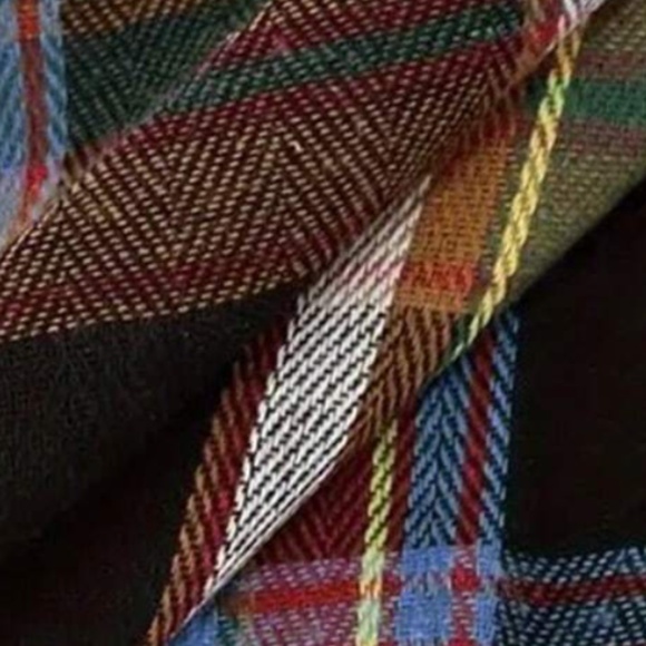 Plaid Print Stretchy Waist Asymmetrical Hem Mini Skirt - Picture 8 of 11